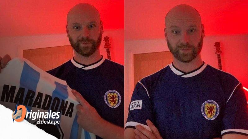 Nick Morgan Selección Argentina Escocia Eurocopa 2024 Rodrigo Bueno Diego Armando Maradona