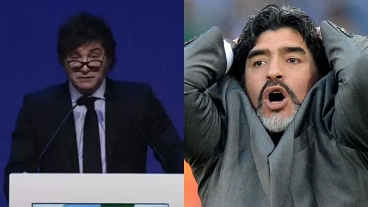 Selección Argentina, Javier Milei, Diego Maradona