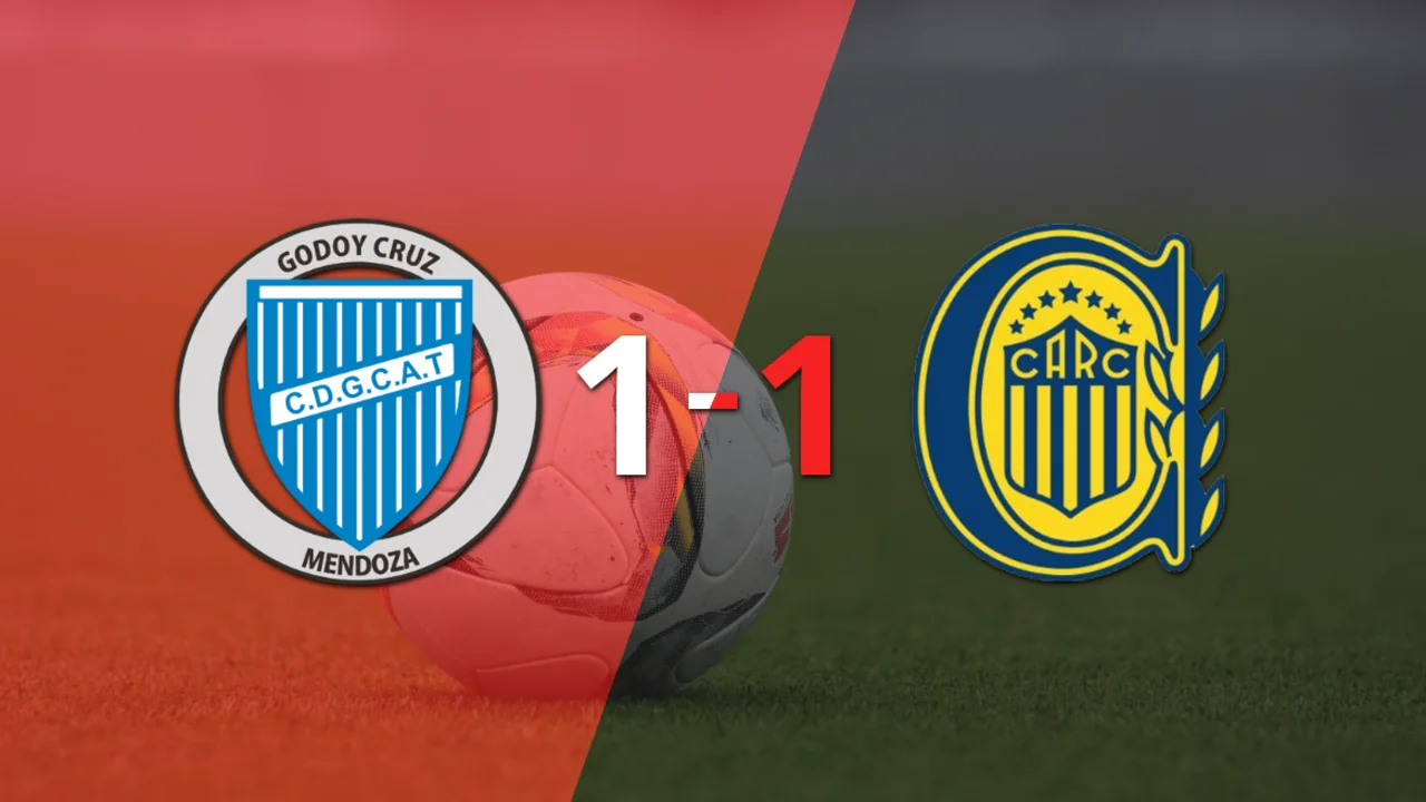 Godoy Cruz y Rosario Central igualaron 1 a 1