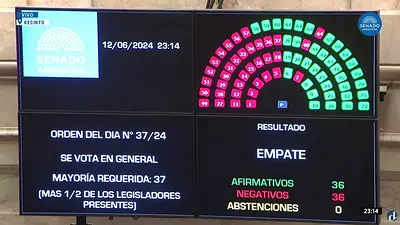 Ley Bases: qué senadores votaron a favor y qué senadores votaron en contra Ley Bases: qué senadores votaron a favor y qué senadores votaron en contra