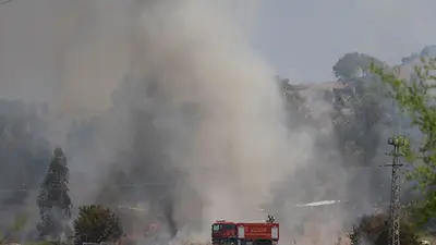 Una andanada de misiles cae en el norte de Israel, informan servicios de emergencia Una andanada de misiles cae en el norte de Israel, informan servicios de emergencia