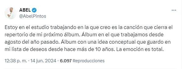 Abel Pintos disco nuevo