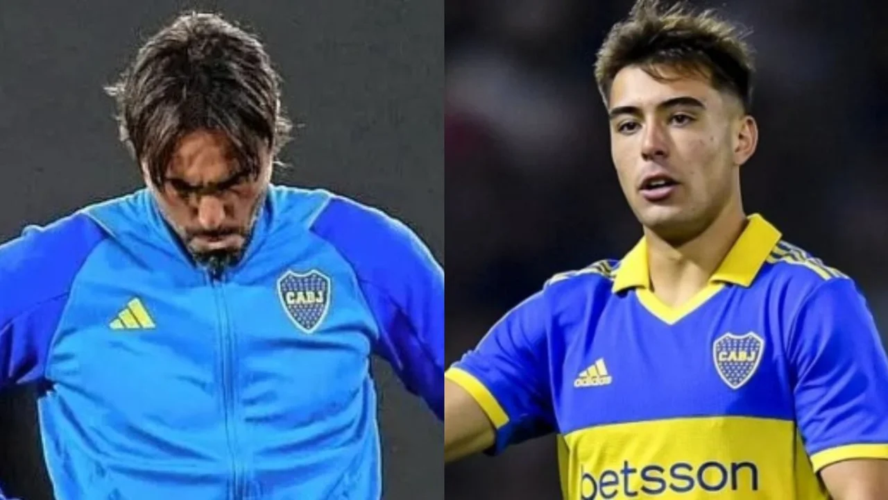 Boca Juniors, Aaron Anselmino, Diego Martínez.