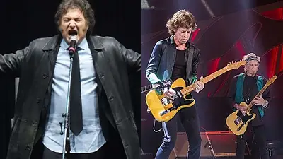 Javier Milei y Los Rolling Stones Javier Milei y Los Rolling Stones