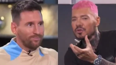 Entrevista de Tinelli a Messi Entrevista de Tinelli a Messi