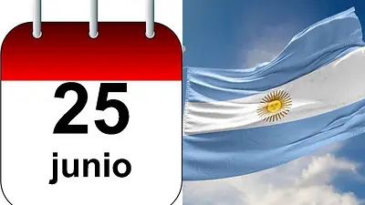 Calendario y bandera de argentina Calendario y bandera de argentina