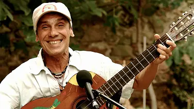 Fotografía del cantante Manu Chao Fotografía del cantante Manu Chao