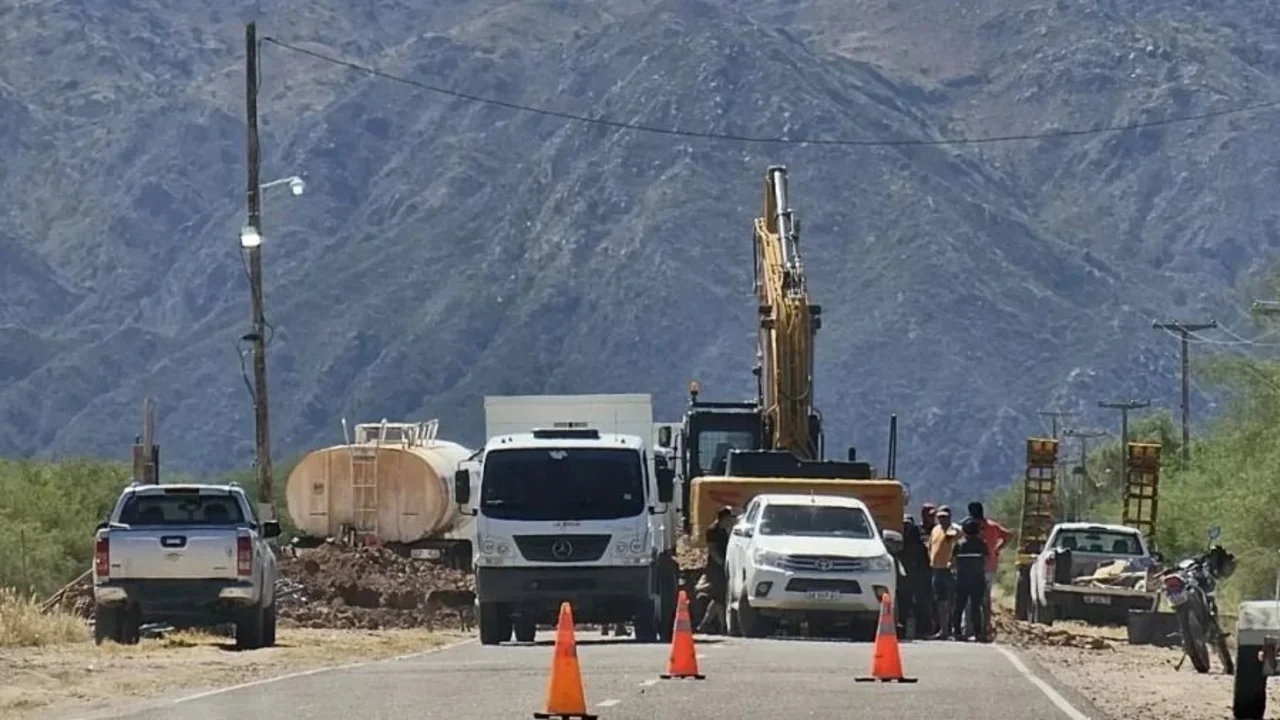 El Gobierno de La Rioja continúa con el avance de obras hídricas en la provincia
