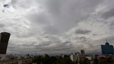 Cielo nublado. Cielo nublado.