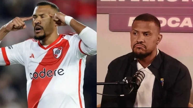 Salomón Rondón, River, Martín Demichelis, Selección Venezuela, deportes