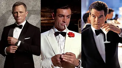 Daniel Craig; Sean Connery y Pierce Brosman Daniel Craig; Sean Connery y Pierce Brosman