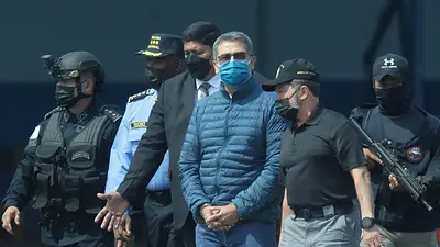 El expresidente hondureño Hernández se enfrenta a una larga pena de prisión tras condena en EEUU El expresidente hondureño Hernández se enfrenta a una larga pena de prisión tras condena en EEUU