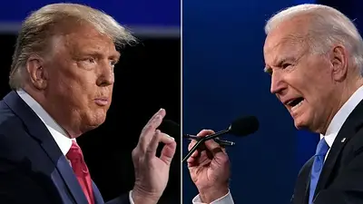 Donald Trump vs Joe Biden. Donald Trump vs Joe Biden.