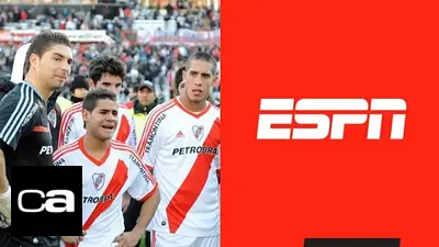 ESPN, River, televisión, Martín Souto, descenso de River, Boca, deportes ESPN, River, televisión, Martín Souto, descenso de River, Boca, deportes