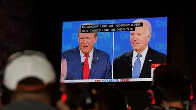 El debate Biden-Trump fue visto por 48 millones de telespectadores en EEUU El debate Biden-Trump fue visto por 48 millones de telespectadores en EEUU