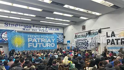 Se lanzó el nuevo frente Patria y Futuro: "Para terminar con el saqueo de Milei" Se lanzó el nuevo frente Patria y Futuro: "Para terminar con el saqueo de Milei"