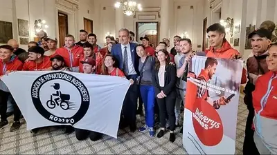 Santa Fe: exigen a Pullaro la implementación de la ley de Protección de Trabajadores de Deliverys Santa Fe: exigen a Pullaro la implementación de la ley de Protección de Trabajadores de Deliverys