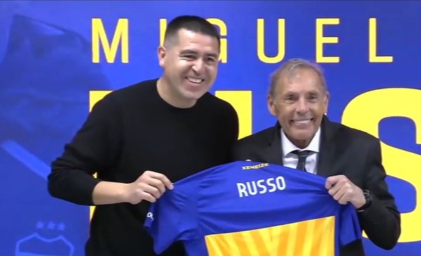 Boca presentó a Miguel Russo como DT: 