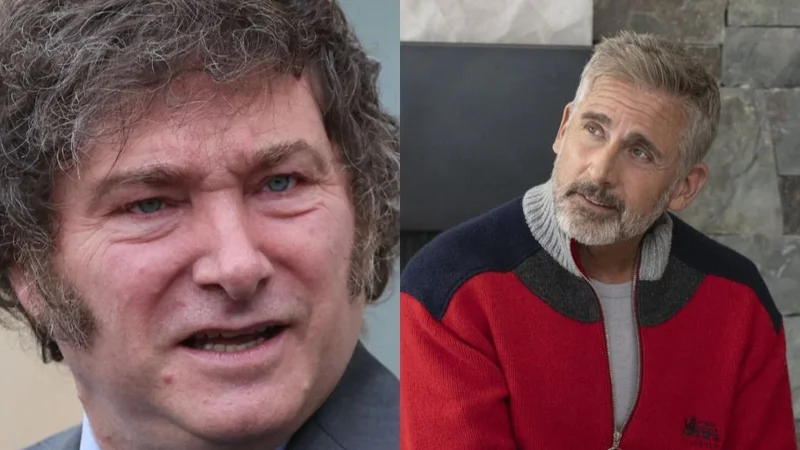 Steve Carell.  Javier Milei.
