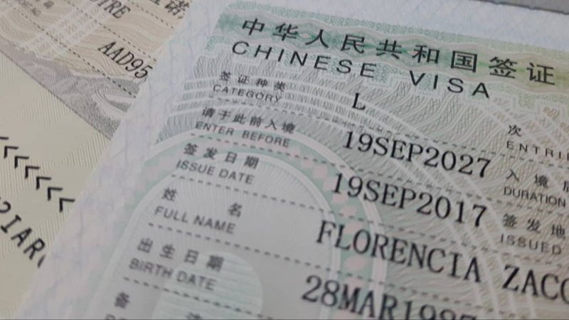 Visa china