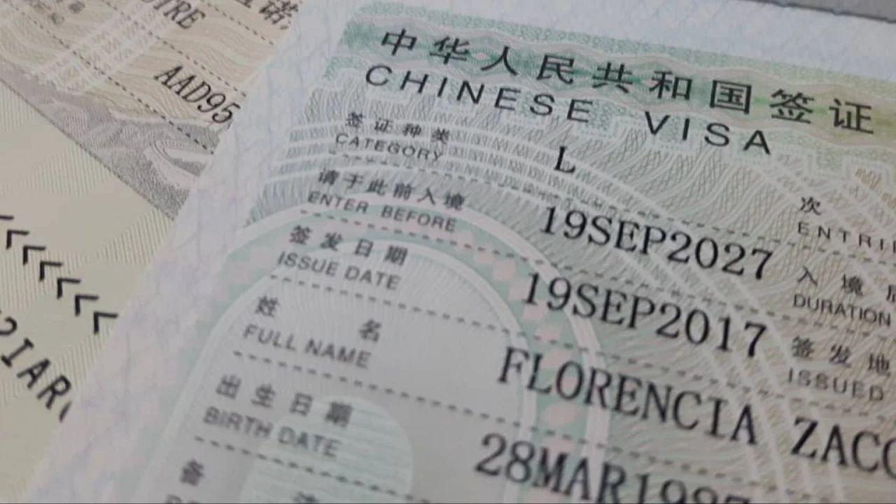Visa china