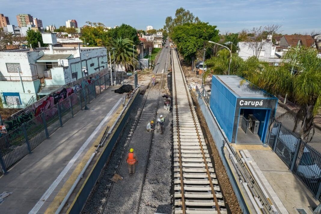 Recorrido del ramal Retiro - Victoria de la línea Mitre