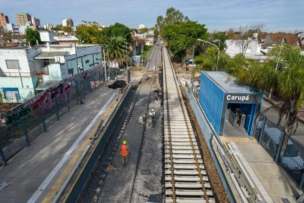 Recorrido del ramal Retiro - Victoria de la línea Mitre