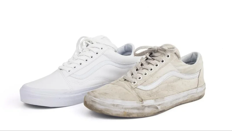 zapatillas, suciedad, mugre, limpieza