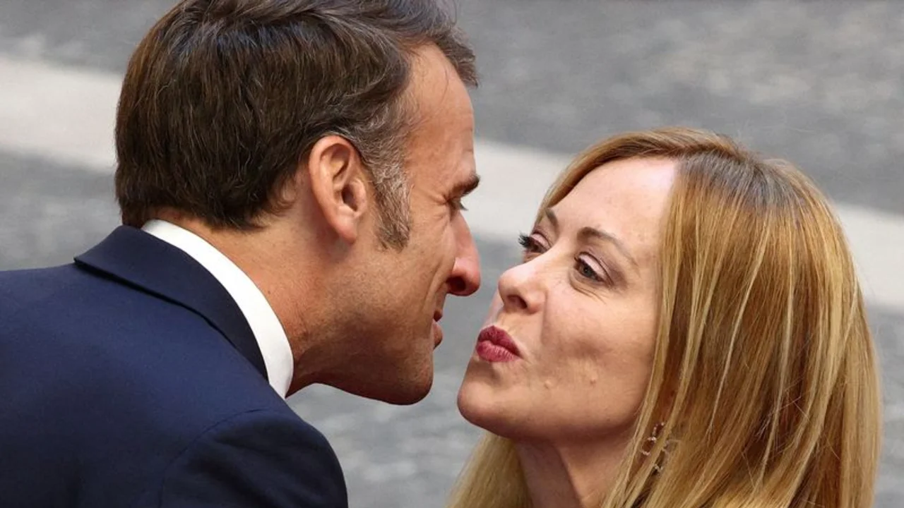 Macron y Meloni se reúnen en Roma tras tensiones sobre Ucrania y comercio