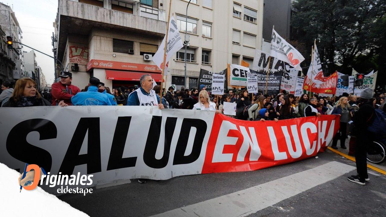 protesta de trabajadores de la salud