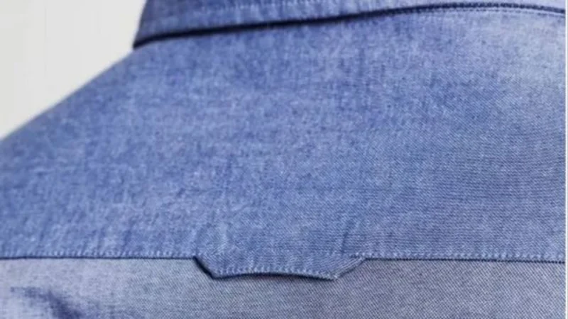 Para qué sirve las tiritas que están atrás de las camisas. Cómo usar las tiritas que están atrás de la camisas. Forma correctas de colgar la camisas.