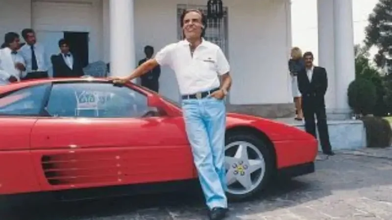 menem en ferrari