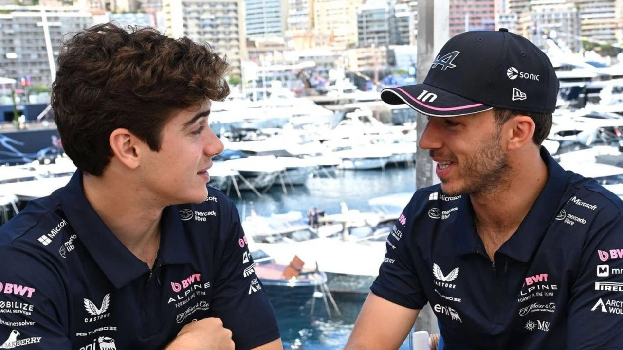Franco Colapinto y Pierre Gasly.