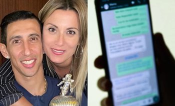 La esposa de Ángel Di María blanqueó sus chats con un famoso cantante | Farándula