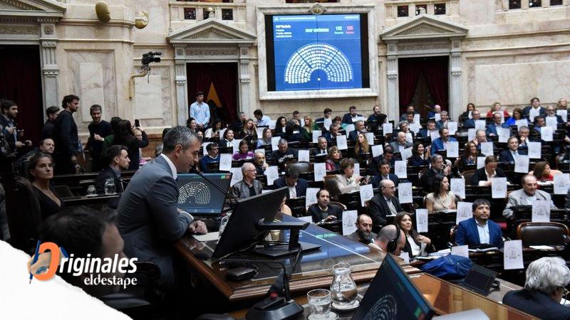 Diputados sesionó con agenda opositora y le propinó un duro revés a Milei