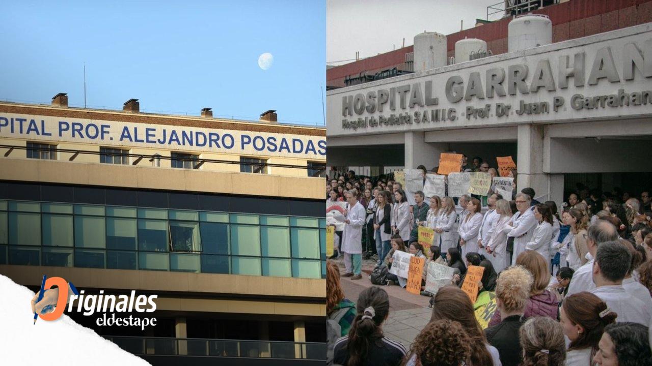 Amenazas de sanciones y despidos: el plan de Milei para desguazar al Garrahan y el Posadas