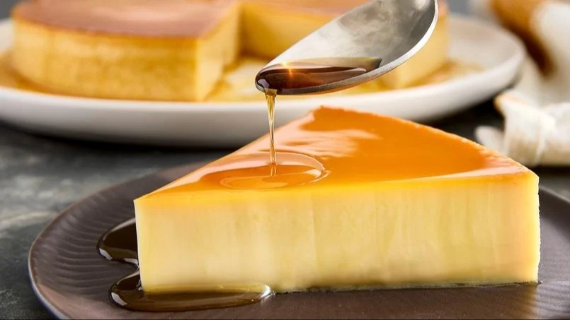 flan, postre, dulce de leche, crema