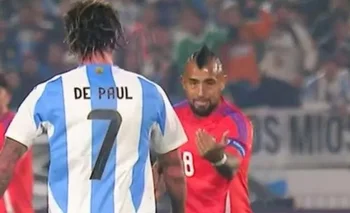De Paul y Vidal protagonizaron un tenso cruce en Argentina vs. Chile | Selección argentina
