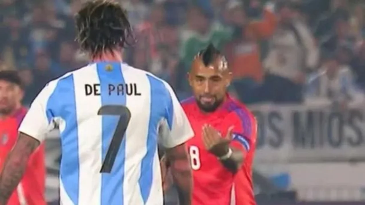 Rodrigo de Paul, Selección Argentina, Arturo Vidal, Eliminatorias Sudamericanas