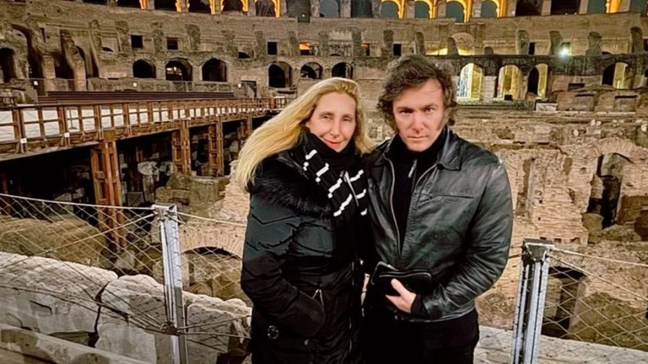 Milei de nuevo de gira: ya está en Roma y cenará con Meloni