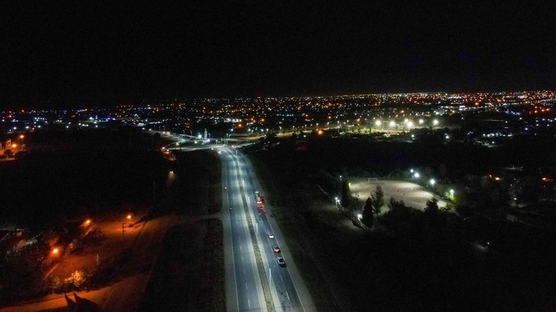 Quintela inauguró una obra vial que fue abandonada por el Gobierno nacional: "Decidimos intervenir"
