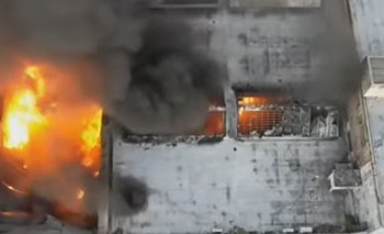 Se produjo un incendio en una fábrica de plásticos en San Justo | San justo
