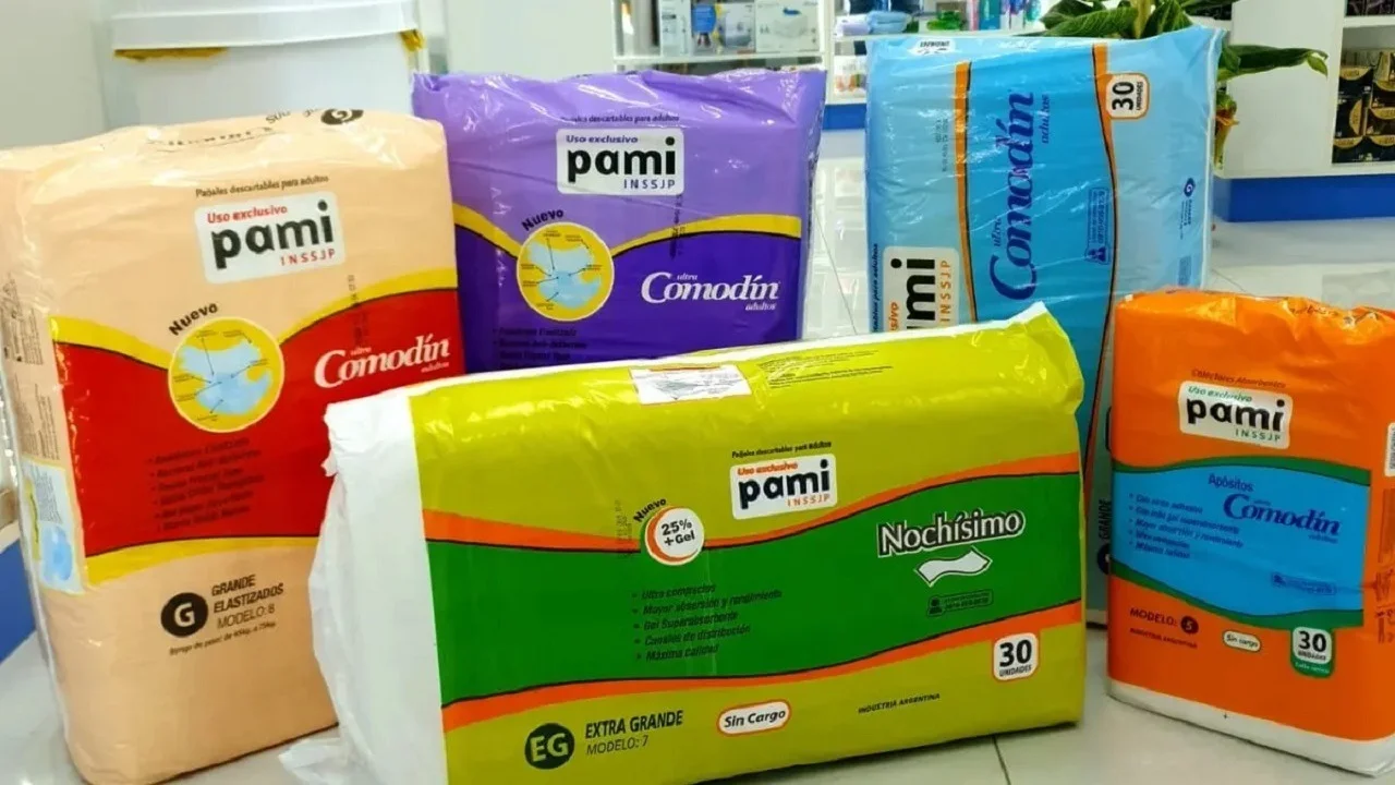 Pañales de PAMI.
