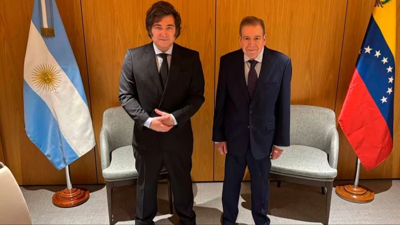 Javier Milei y Edmundo González 