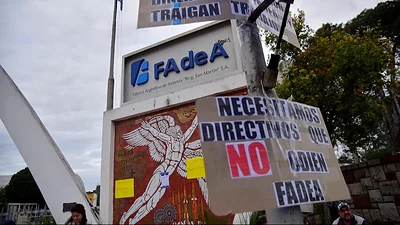 Protesta en FAdeA Protesta en FAdeA