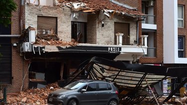 Derrumbe fatal: autorizan la demolición del muro que mató a una persona
