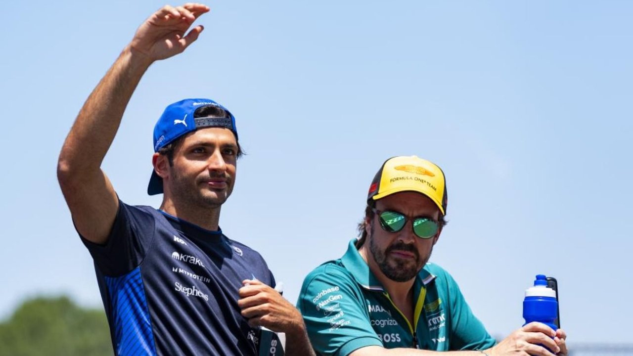 Carlos Sainz y Fernando Alonso.