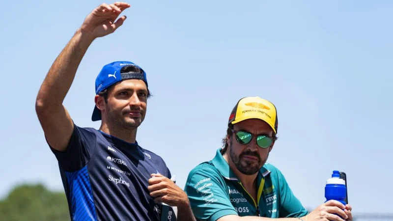 Carlos Sainz y Fernando Alonso.