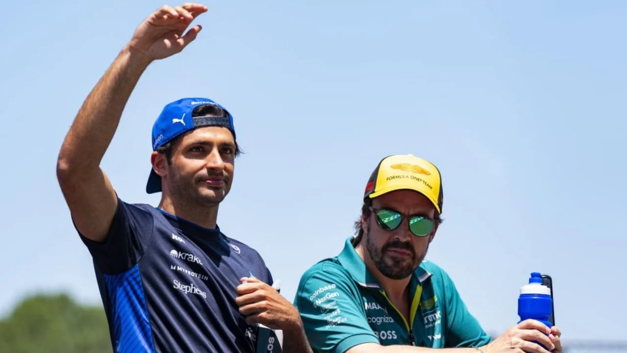 Carlos Sainz y Fernando Alonso.