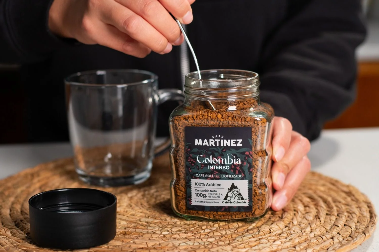 café soluble liofilizado